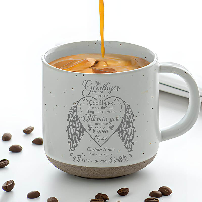 Personalized Ceramic Mug Custom Name Memorial Gift For The Deceased