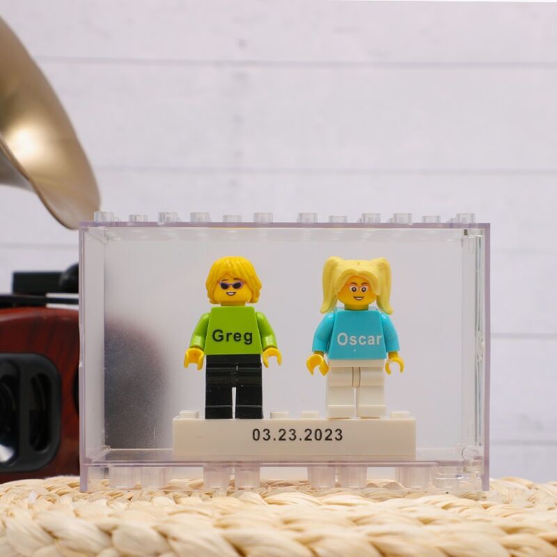 Minifiguras de bloques de construcción personalizados: lindos regalos para aniversario