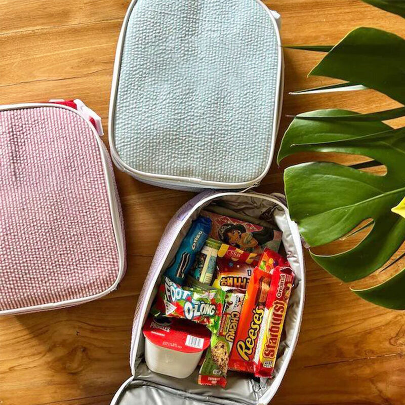 Personalized Cooler Bag with Baseball Embroidery Sporty Insulated Lunch Bag for Kids