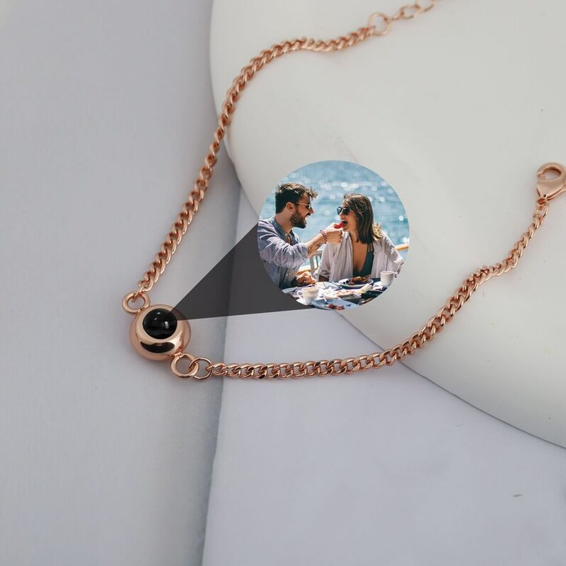 Custom Photo Projection Bracelet Best Gift for Favourite Person