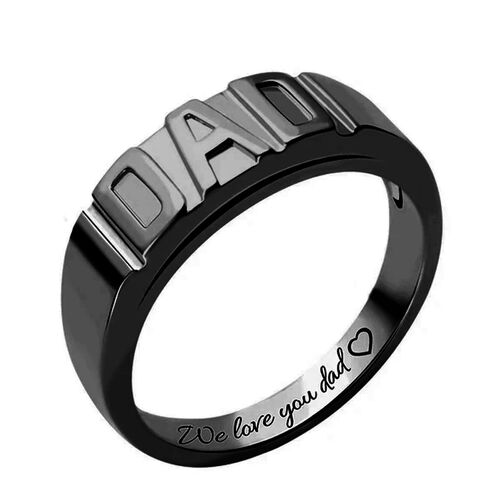 "My Dad" Personalized Ring