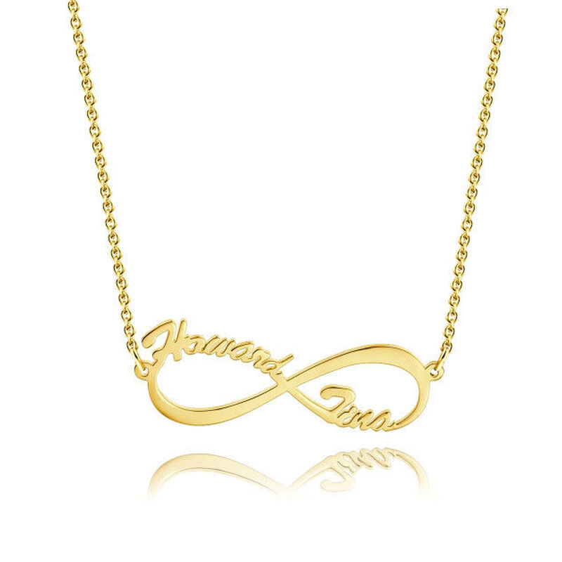 "Infinity Love" Name Necklace For Her