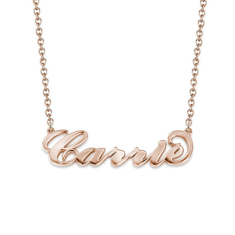 "Carrie" Style Personalized Name Necklace