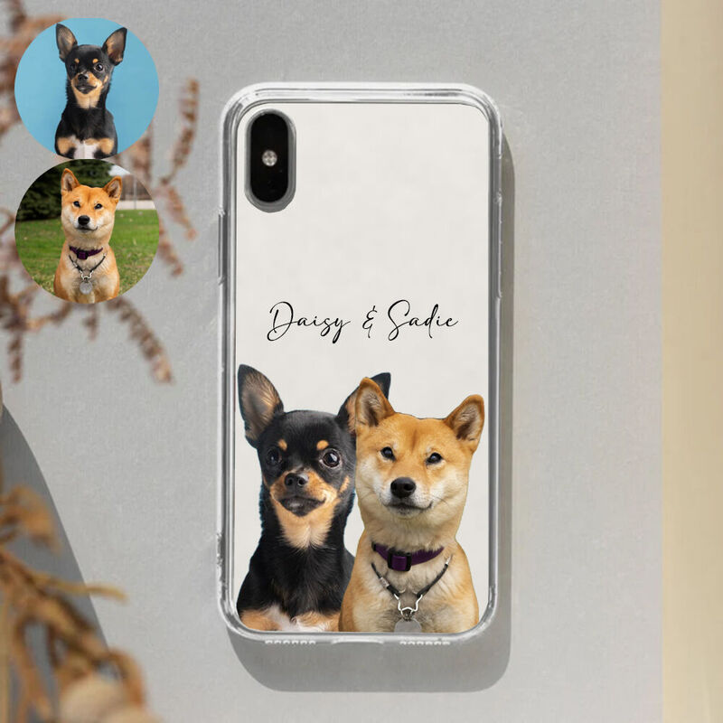 Personalized Mobile Phone Case Customized Pet Photo Warm Christmas Gift