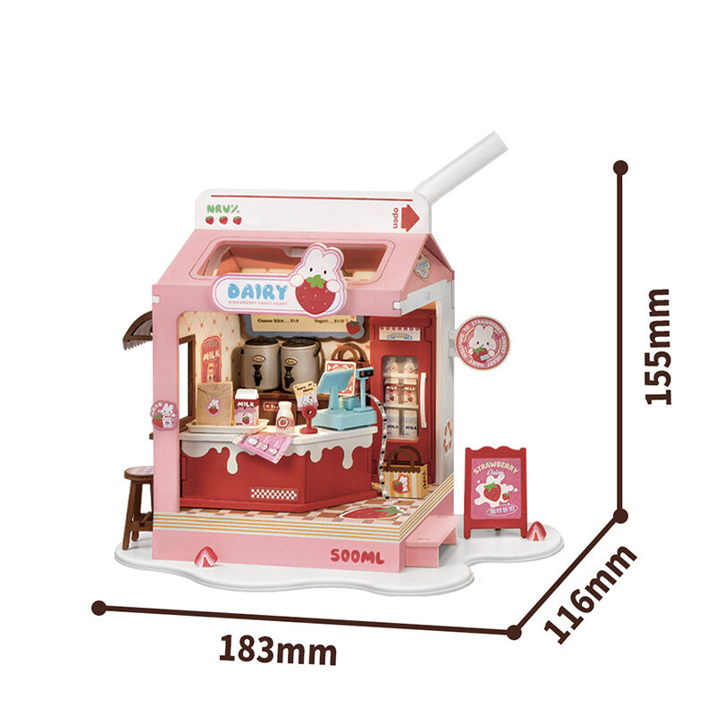 DIY Milk Box And Bread Box Miniatures Cute Gifts For Girls
