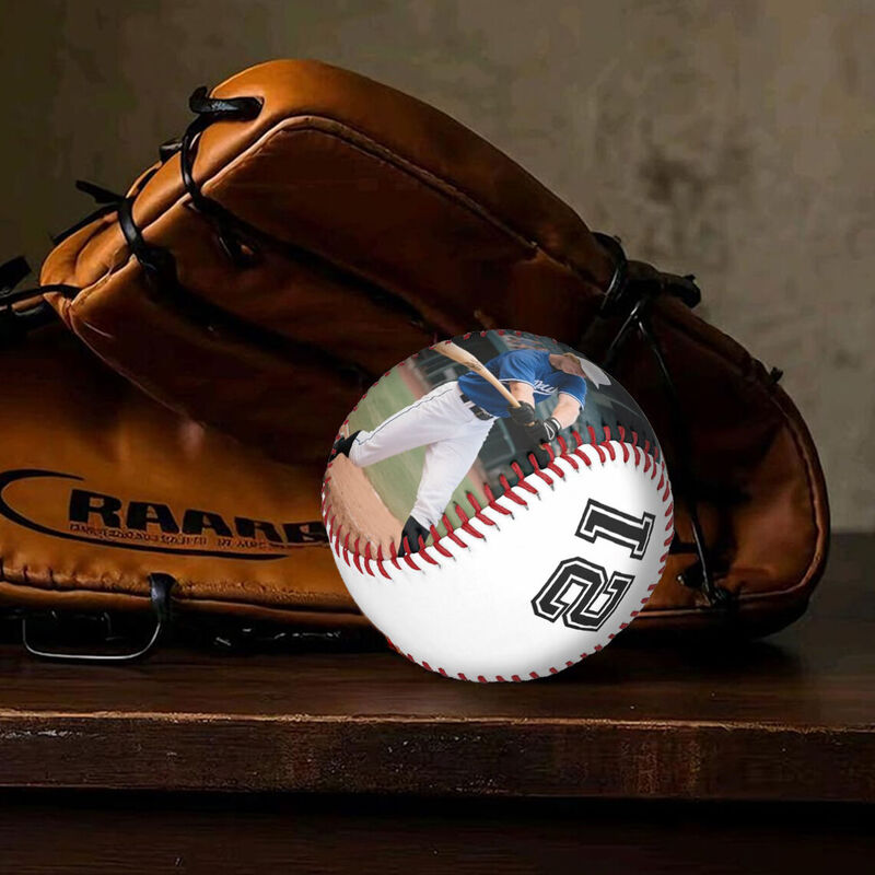 Personalized Baseball with Name and Number A Unique Birthday Gift for Players