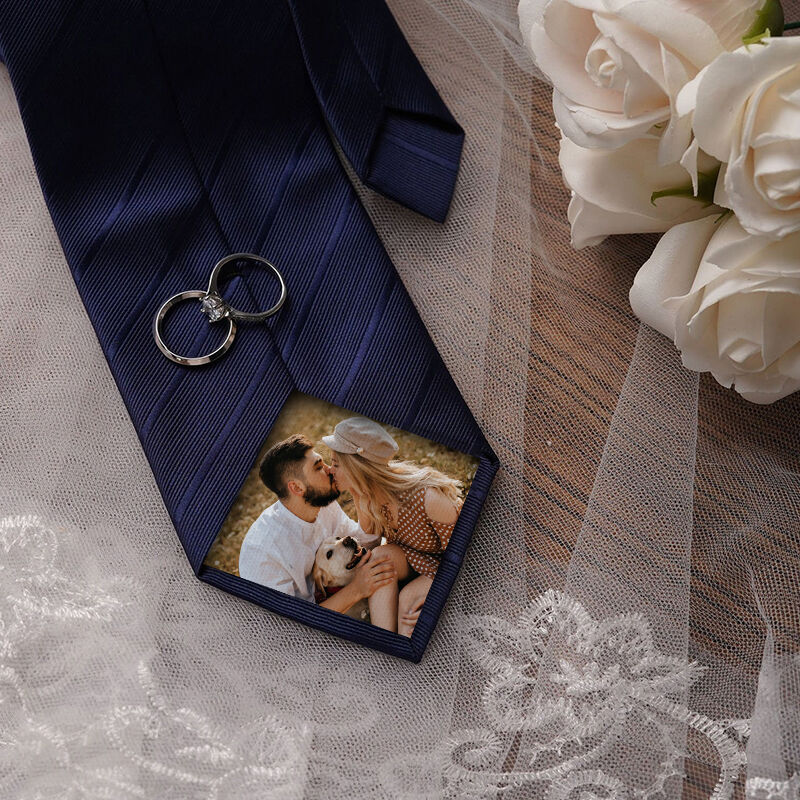 Custom Picture Tie Romantic Gift for Wedding