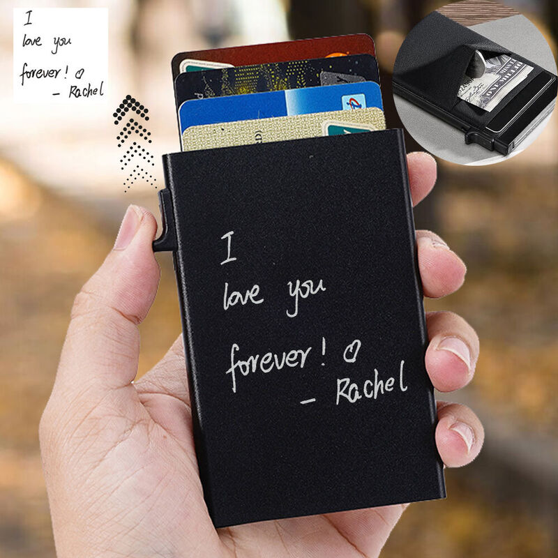 Personalized Pop-Up Card Holder Custom Handwritten Photo Cute Gift for Boyfriend