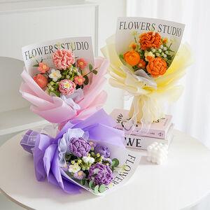 バイヤー様固くお断り 　フード付きアトリエまりこ花モチーフボレロ バイヤー様固くお断り フード付きアトリエまりこ花モチーフ