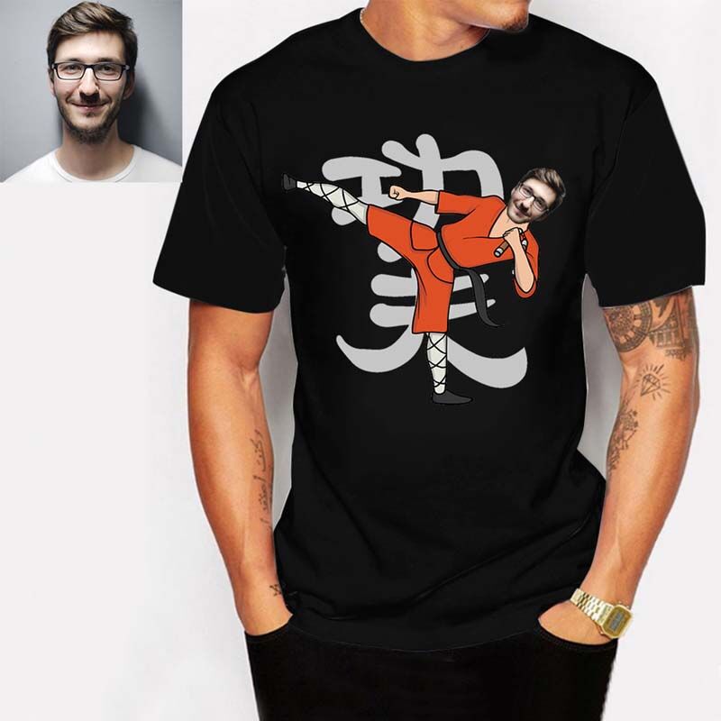 "Kung Fu" Custom Face T-Shirt
