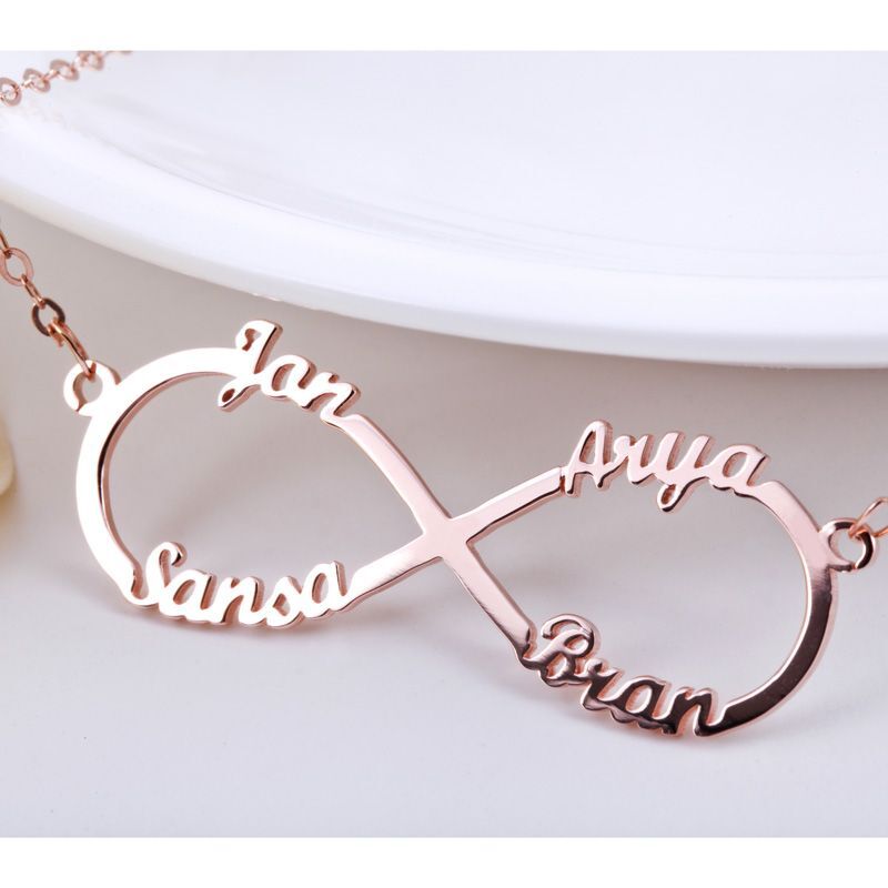 "Infinity Love" Personalized Necklace