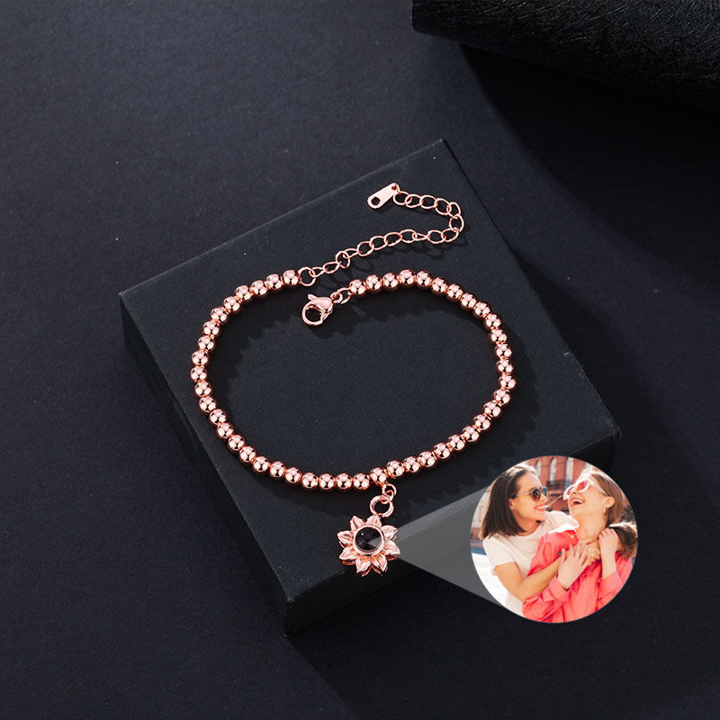 Personalized Photo Projection Bracelet Perfect Gift for Her