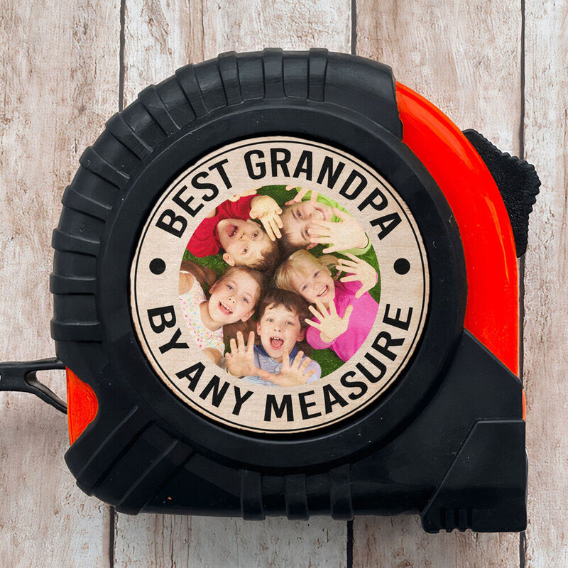 Customized Tape Measure can Add Photos as a Gift for Grandpa