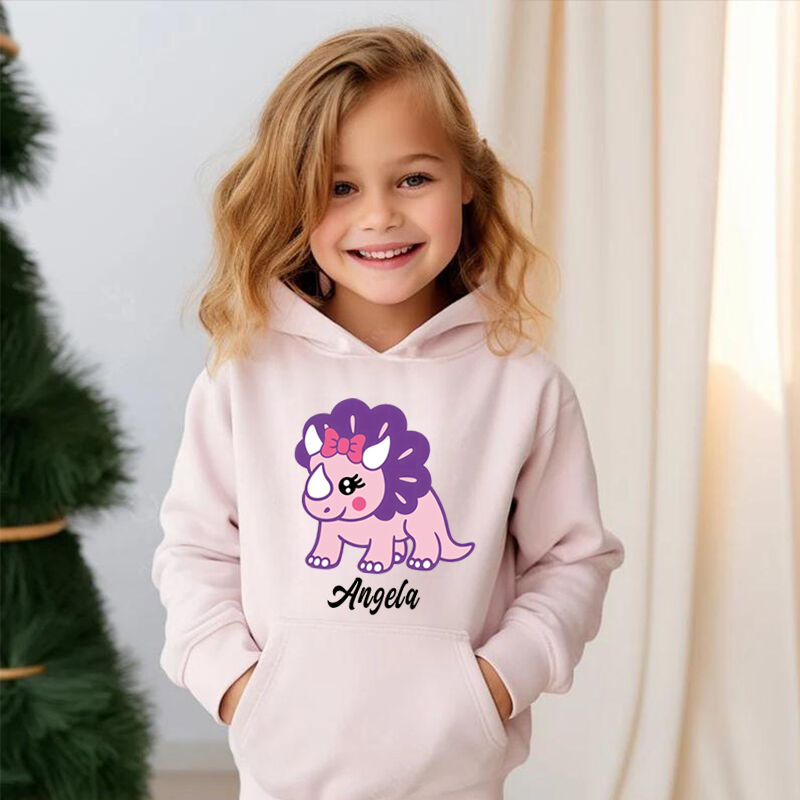 Personalized Kids Hoodies With Custom Name Tags And Cute Animal Patterns Gifts For Children