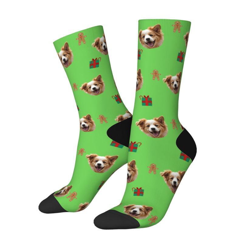 Custom Face Socks Pet Photo Christmas Gifts for Pet Lovers