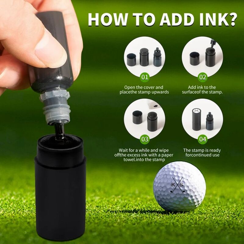Personalized Golf Ball Stamp Custom Name Golf Ball Marker Gift for Golfer