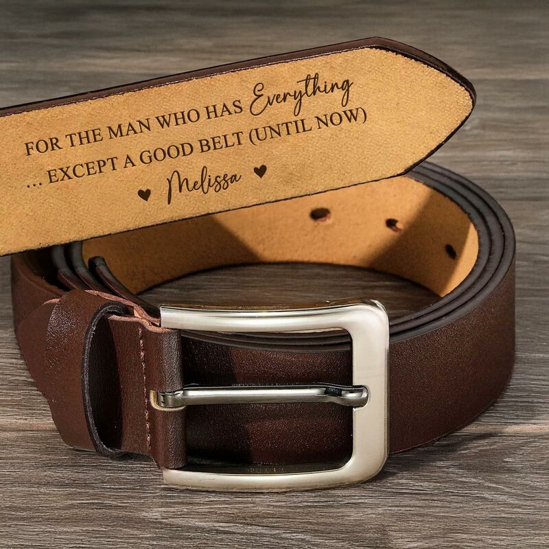 Ceinture personnalisée en cuir véritable de haute qualité pour homme Cadeau d'anniversaire pour petit ami