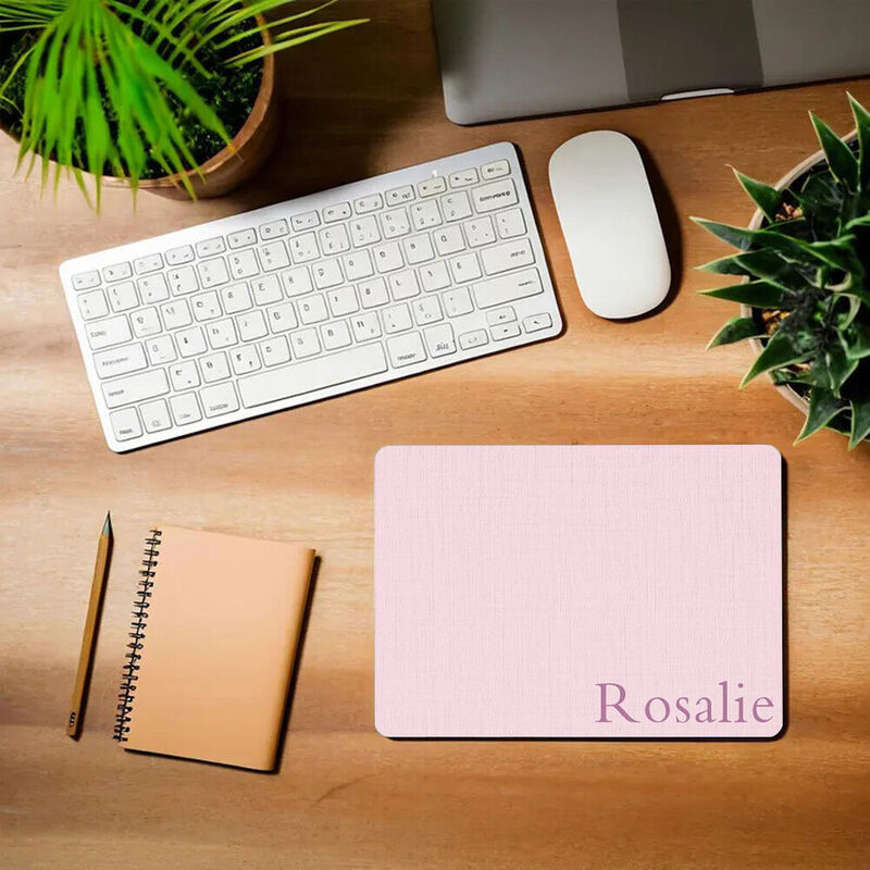 Personalized Name Mouse Pad Stylish Gift for Friend