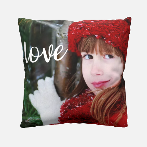 Custom Double Sided Photo Pillow For Kids