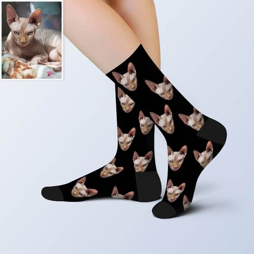 Custom Pets Picture Socks for Kids/Pet Lover
