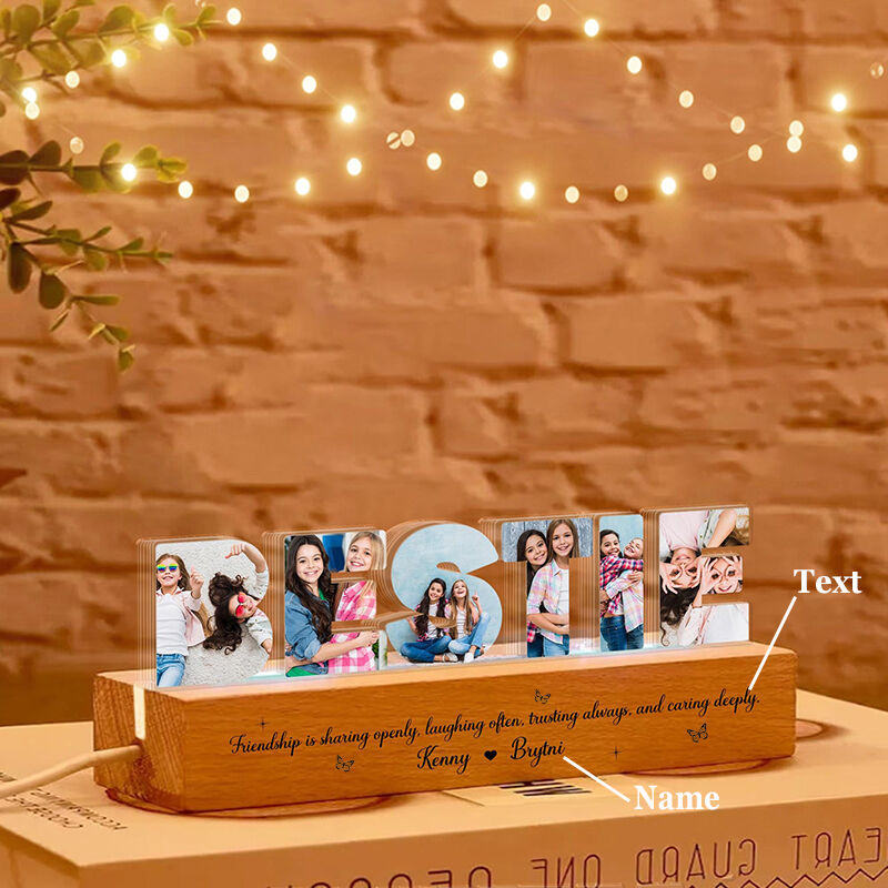 Personalized Picture Night Light Creative Present for Besite