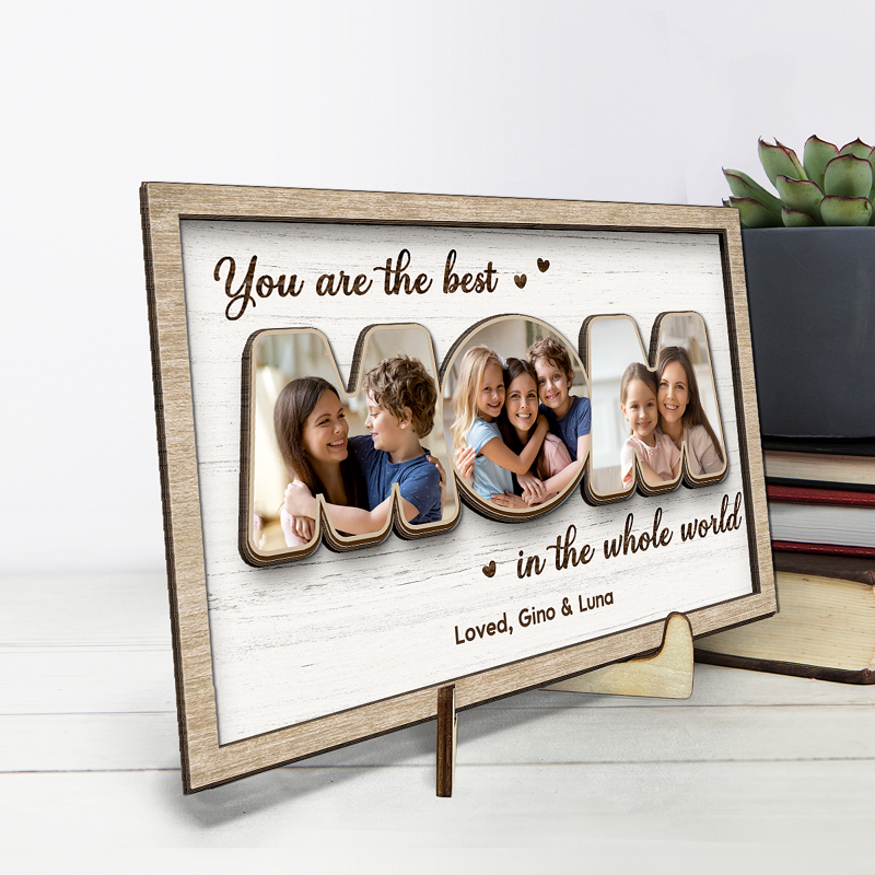 Personalized Photo Frame You Are The Best In The Whole World Exquisite Design Gift for Mother's Day