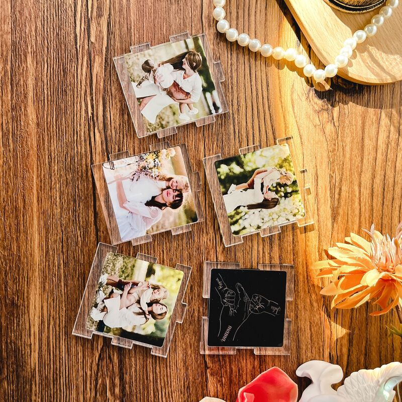 Personalized Name Acrylic Magic Cube Light with Custom Photo Funny Gift for Mother's Day