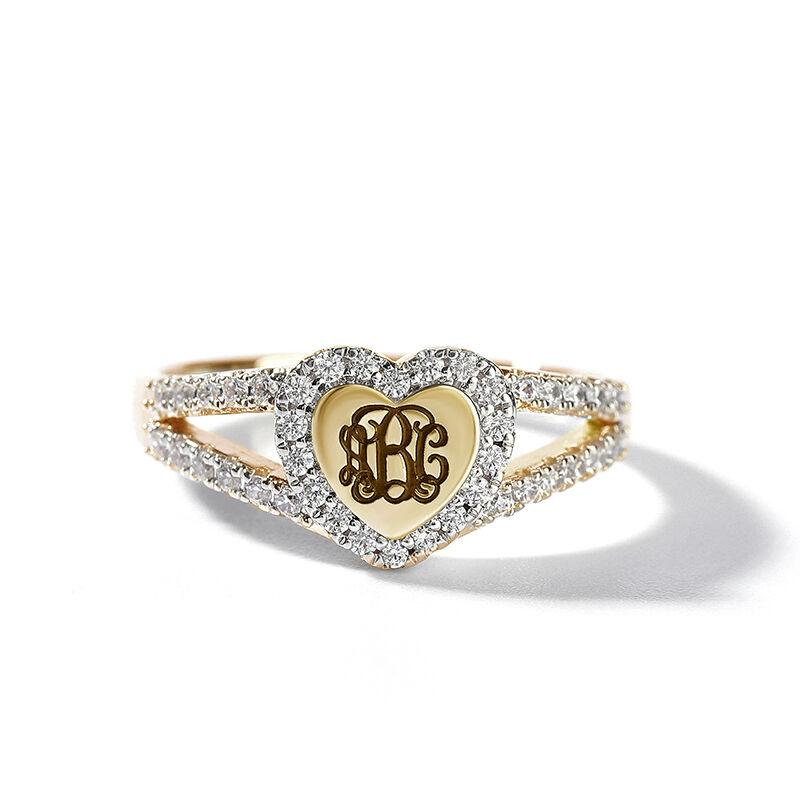 "Miss You" Personalized Engraving Ring