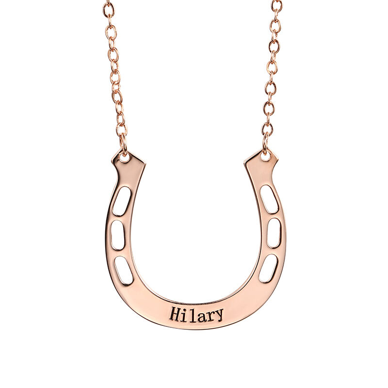 "Du Bist Besonders" Personalisierte Hufeisen Halskette