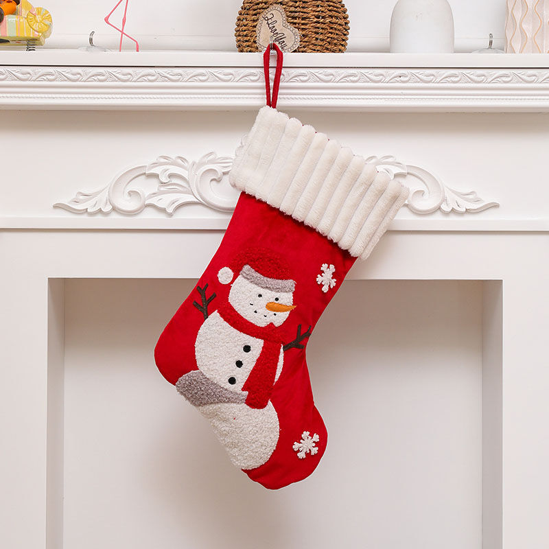 Personalized Santa Snowman Custom Name Christmas Stockings