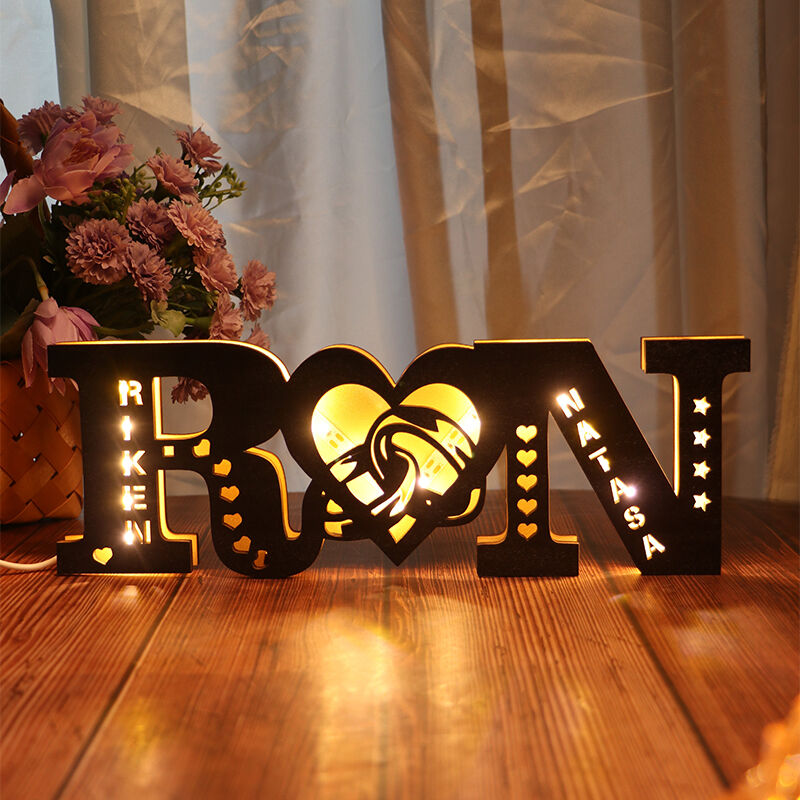 Personalized Name Night Light Creative Valentine's Day Present