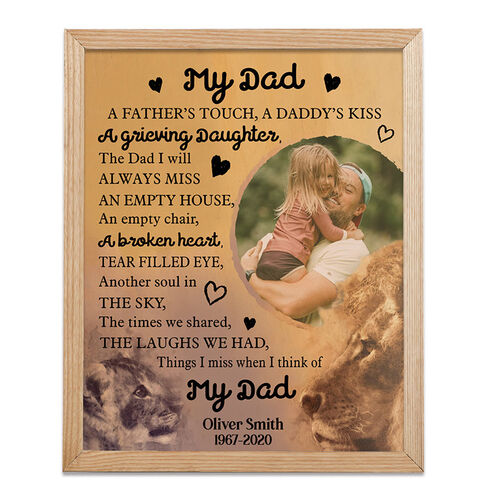 "To My Dad" Custom Photo Frame