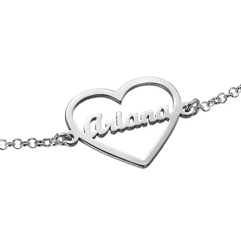 "My Princess" Custom Hearts Bracelet