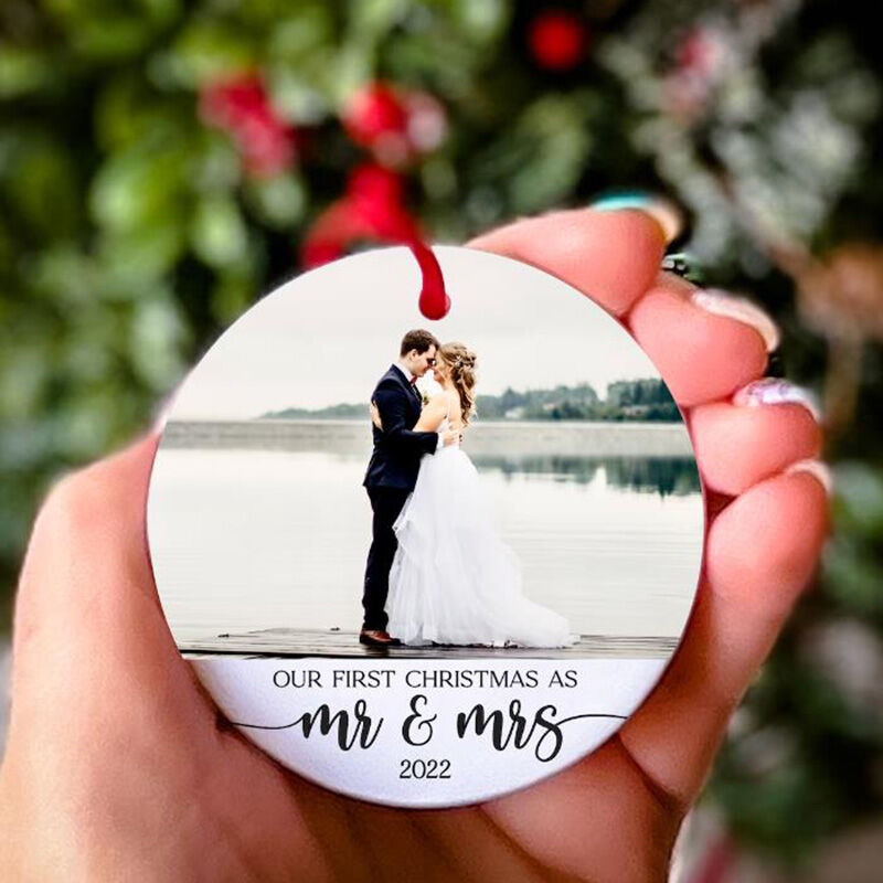 Personalized Ornament Ornament Custom Couple Photo For Christmas