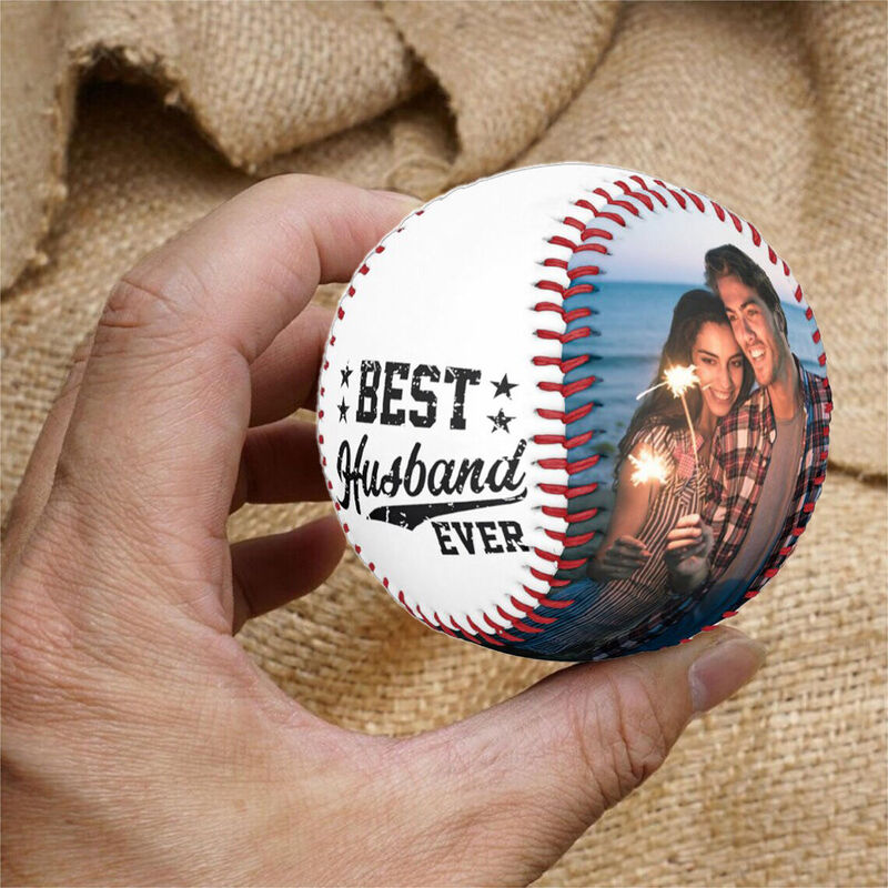 Anpassade foto baseball presenter för make