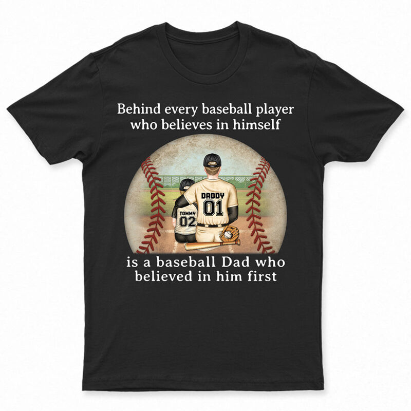 Camiseta personalizada con personaje personalizado diseño de béisbol genial para amantes del deporte