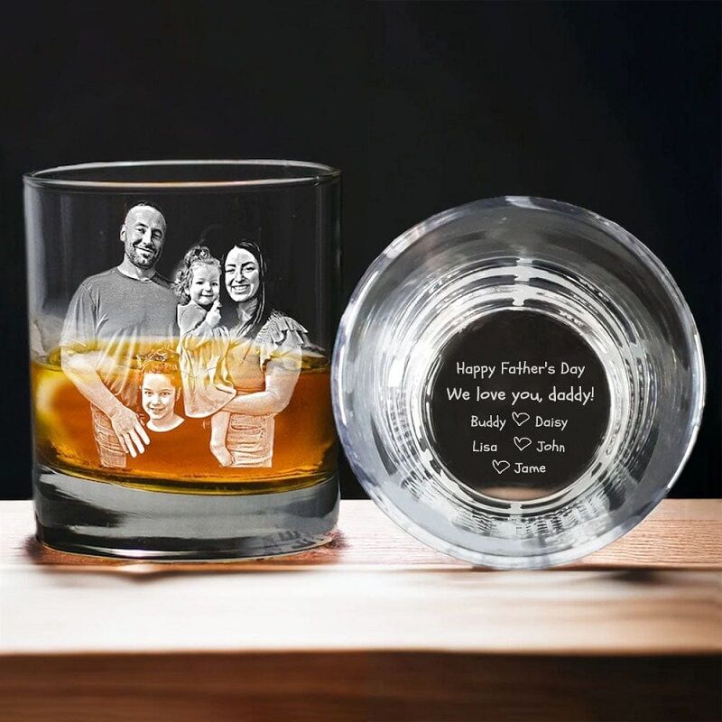 thumbnail image 2 of Personalised Engraved Whisky Glass – Best Ever Dad Gift For Fathers Day Or Birthday 2 of 3