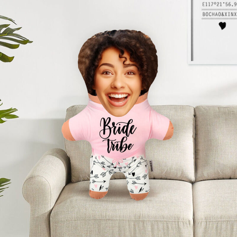 Coussin Oreiller personnalisé pour la tribu de la mariée Cadeau pour la meilleure amie