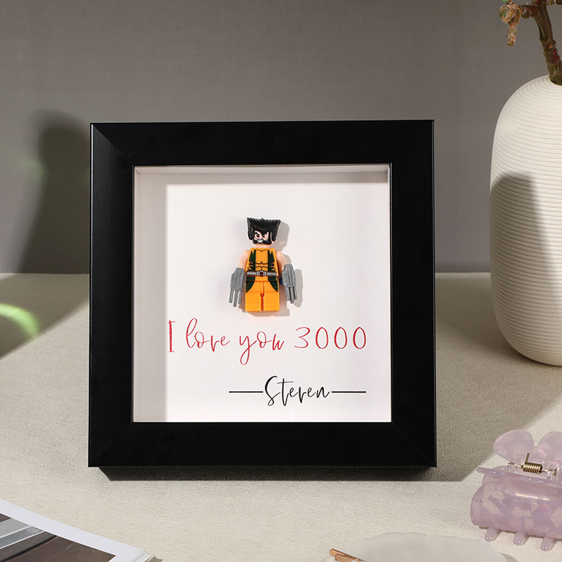 "I Love You 3000" Personalised Superhero Frame