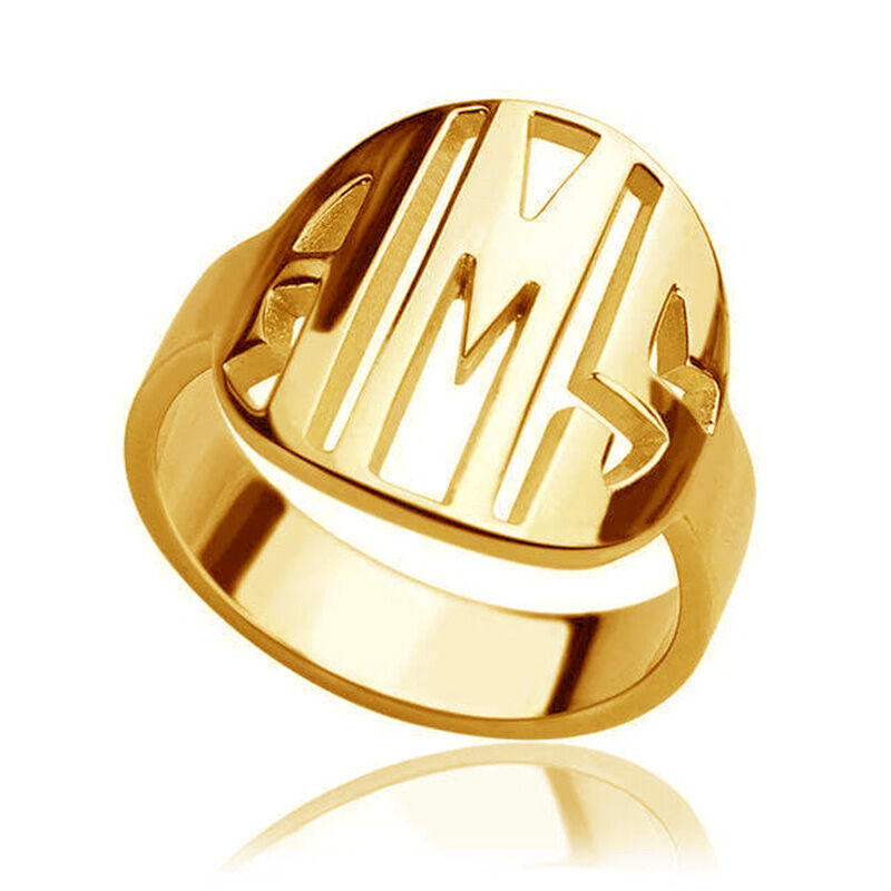 "Together" Personalized Monogram Ring