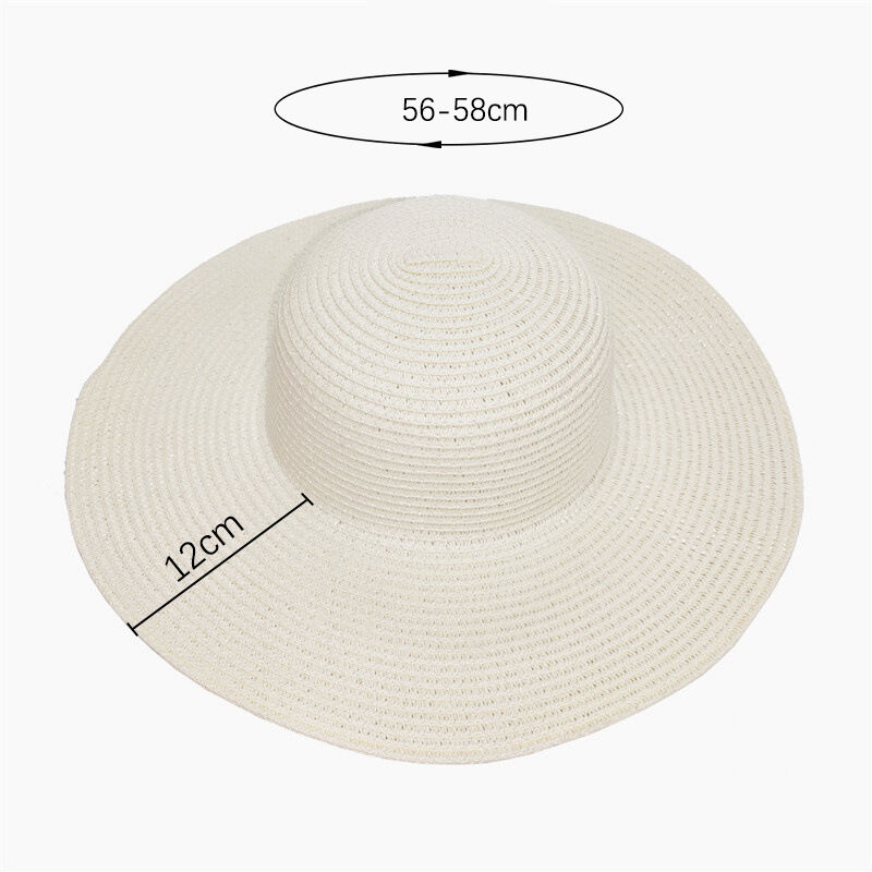 Personalized Beach Sun Hat Pom Pom Decor Exquisite Vacation Bachelorette Party Gift
