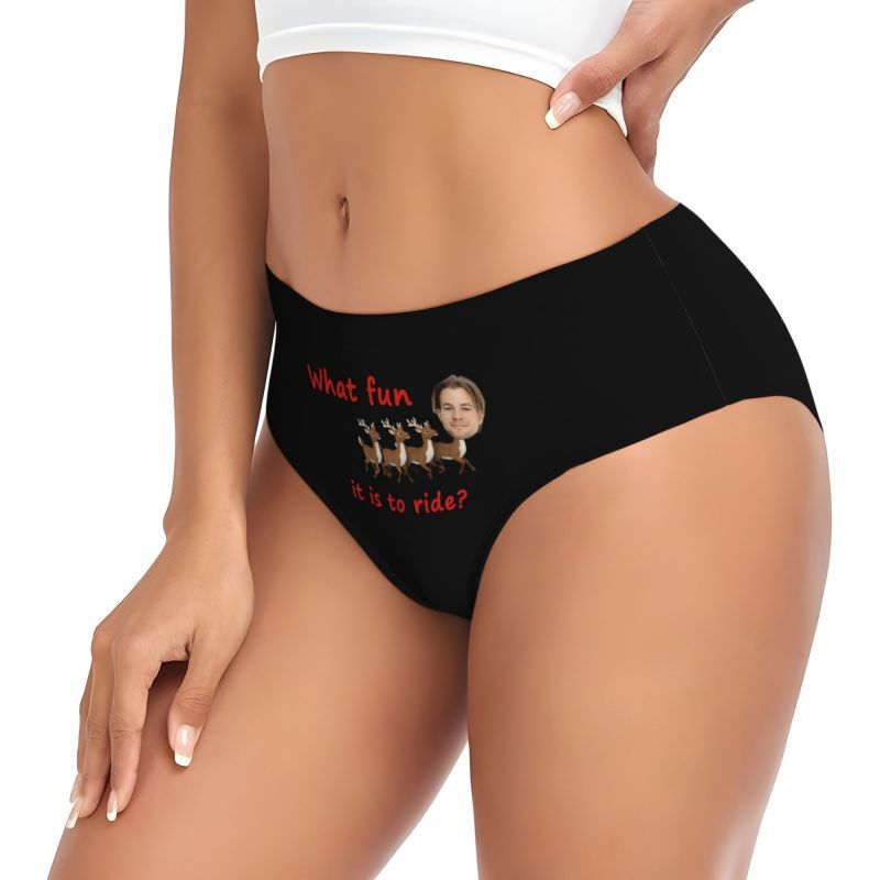 Ropa interior de mujer con imagen personalizada y estampado de ciervos, bonito regalo para una amiga