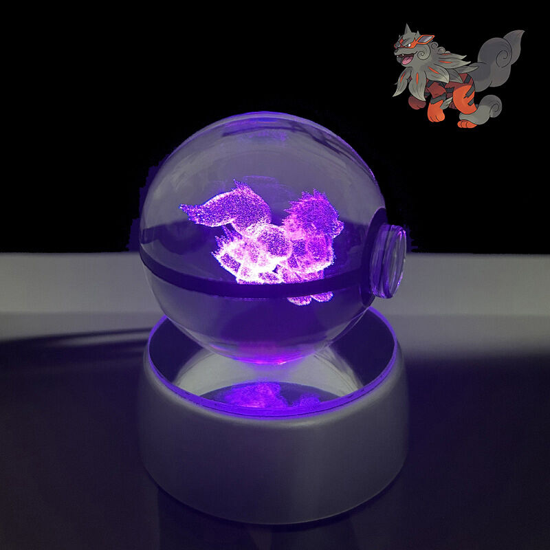 3D Crystal Ball Night Light Cute Animals Pattern Precious Gift for Friend