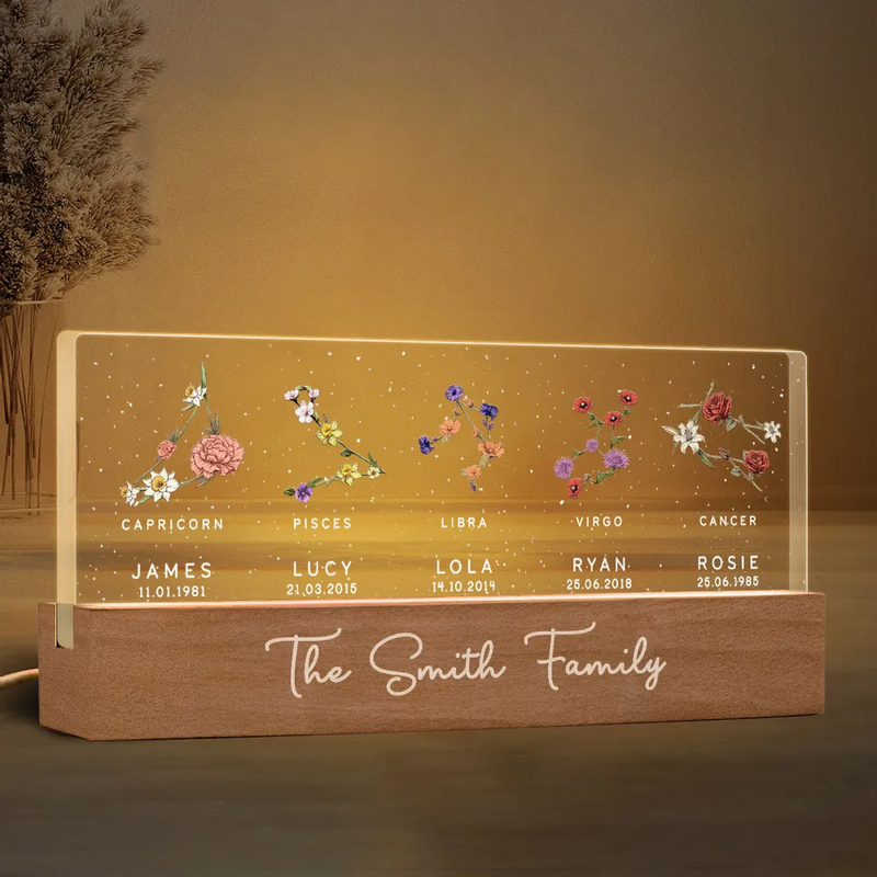 Personalized Led Lights Customized Constellation Set Gifts For Family