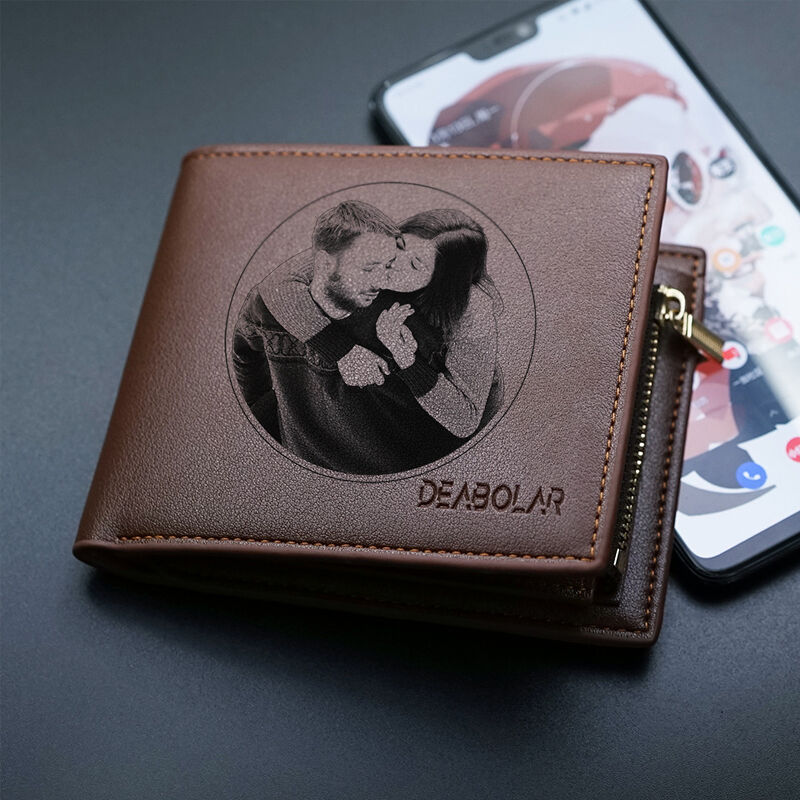 "Be Your Light" Custom Engraved Photo Wallet