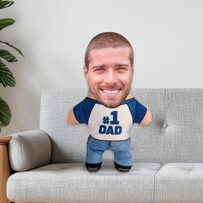 Coussin Oreiller personnalisé « No.1 Dad » Cadeau Fête des Pères