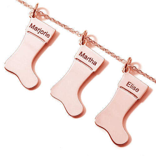 Collana Con Nome A Forma Calzini