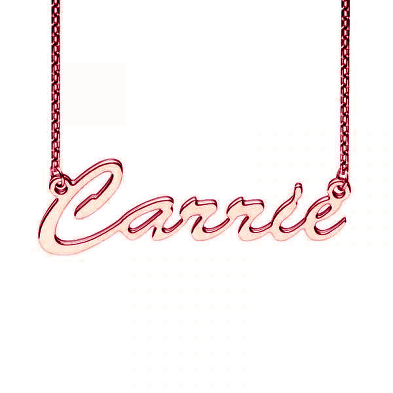 Collar Personalizado con Nombre de Estilo Carrie