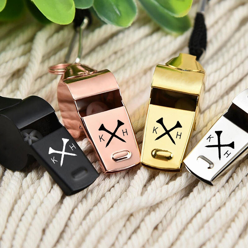 Personalized Whistle Custom Letter Practical Gift for Coach