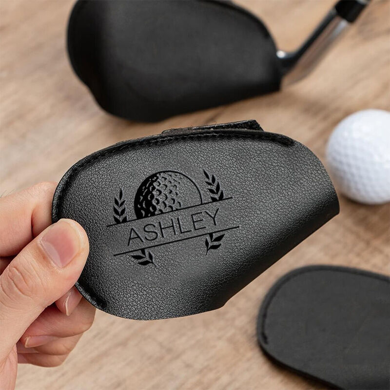 Fundas personalizadas para palos de golf con nombre grabado. Accesorios profesionales para golfistas.